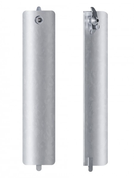 25 W LED Mastlampe 4m - 2700 K Komplett-Set warm weiß