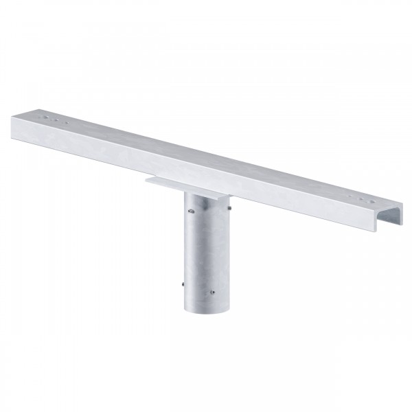 2-fach Lichtmast-Traverse 1000 mm T-Stück für Flutlicht-Strahler
